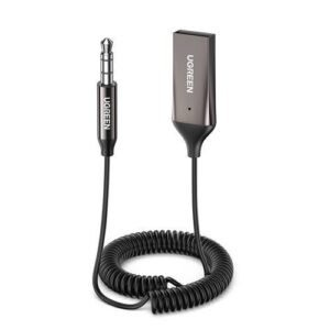 UGREEN Car Wireless Audio Bluetooth 5.0 Receiver Aux Mobil 3.5mm 70601
