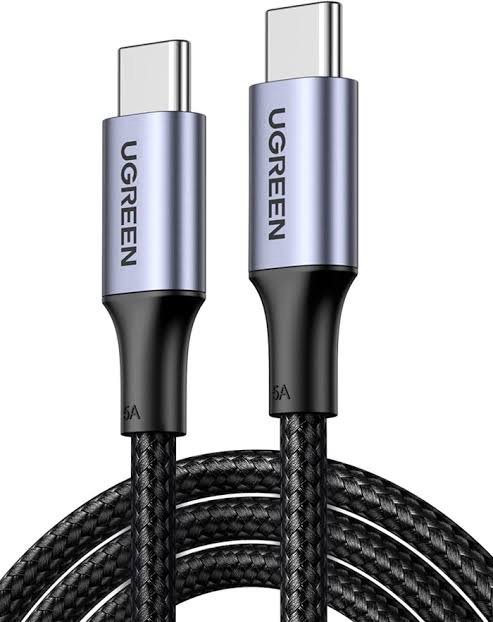 Kabel Data Ugreen USB Type C To Type C PD 5A 100W Fast Charging 70427