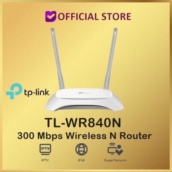 TP-Link WiFi Wireless N Router TL-WR840N 300Mbps
